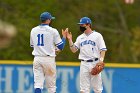 Baseball vs CGA  Wheaton College Baseball vs Coast Guard Academy during game two of the NEWMAC semi-finals playoffs. - (Photo by Keith Nordstrom) : Wheaton, baseball, NEWMAC